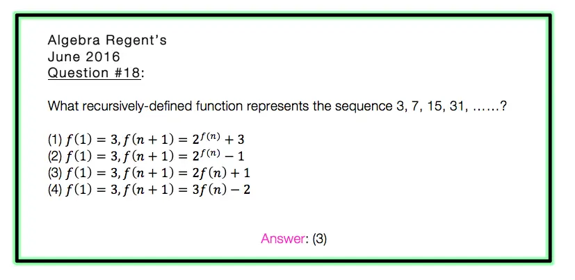 finding recursive formula geometric sequence