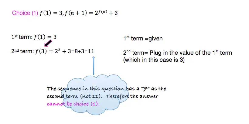 What is the recursive formula