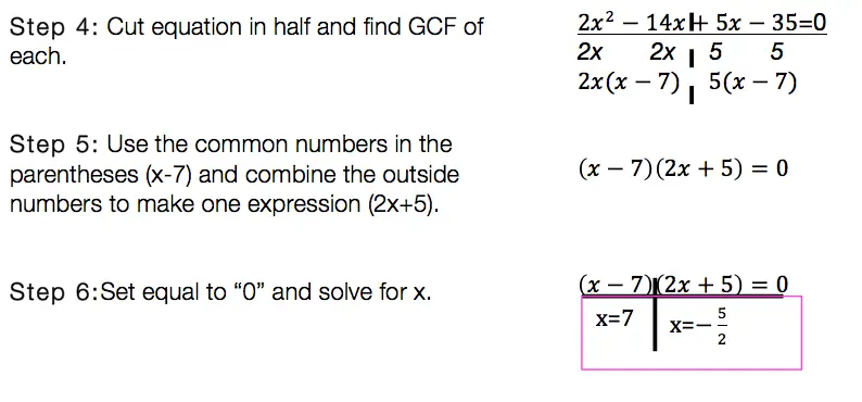 Factor by Grouping