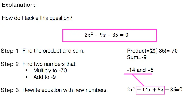 Factor by Grouping