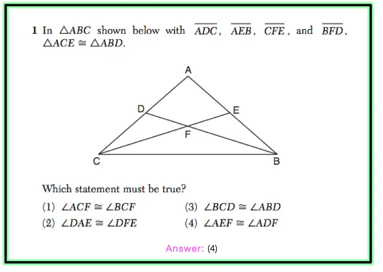 Geometry Congruent Triangles Math Lessons
