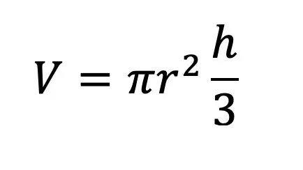 Volume of a Cone