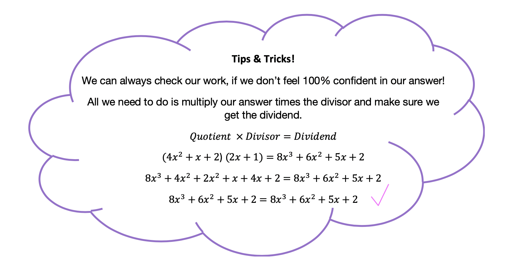 Dividing Polynomials