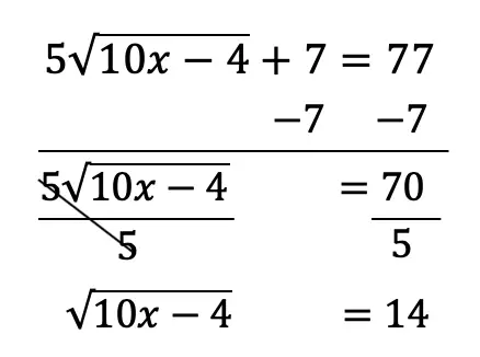 Solving Radical Equations