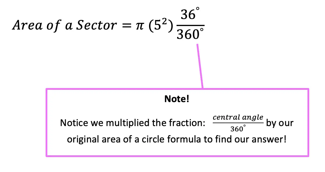 How To Find The Area Of A Sector Given Radius And Central Angle Archives Mathsux2 9289