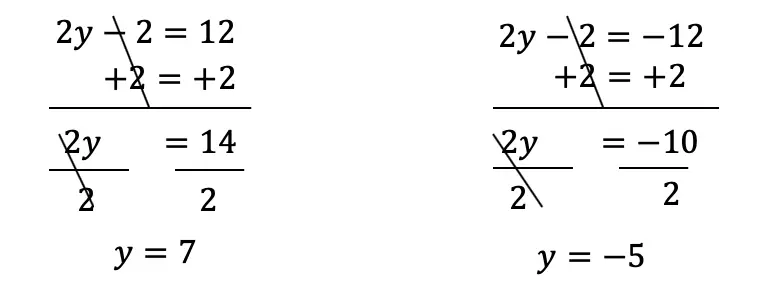 Absolute Value Equations