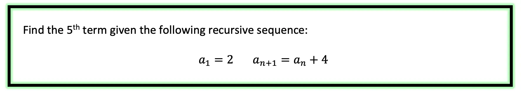 recursive equation maker