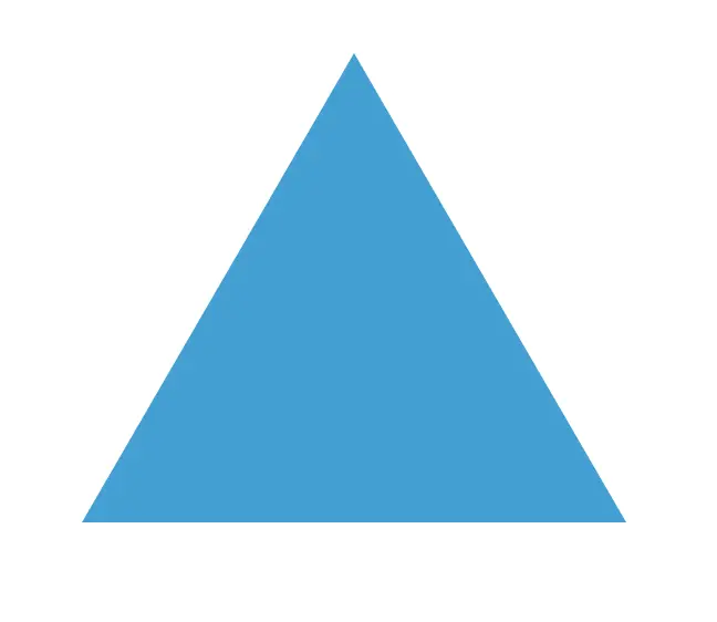 equilateral triangle
equal sides