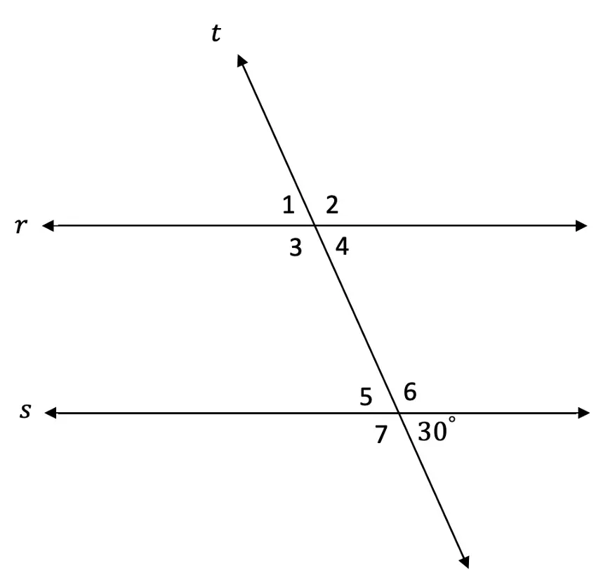 Transversals And Parallel Lines Geometry Mathsux2