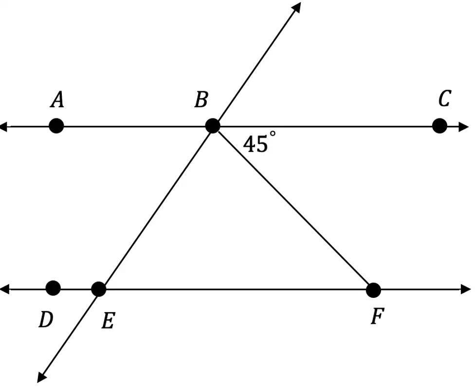 Transversals and parallel Lines