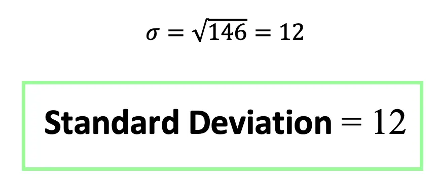 sample standard deviation