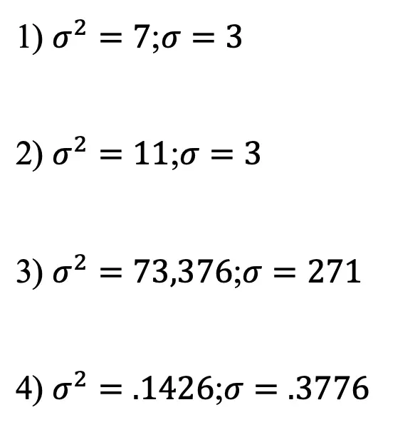 sample standard deviation