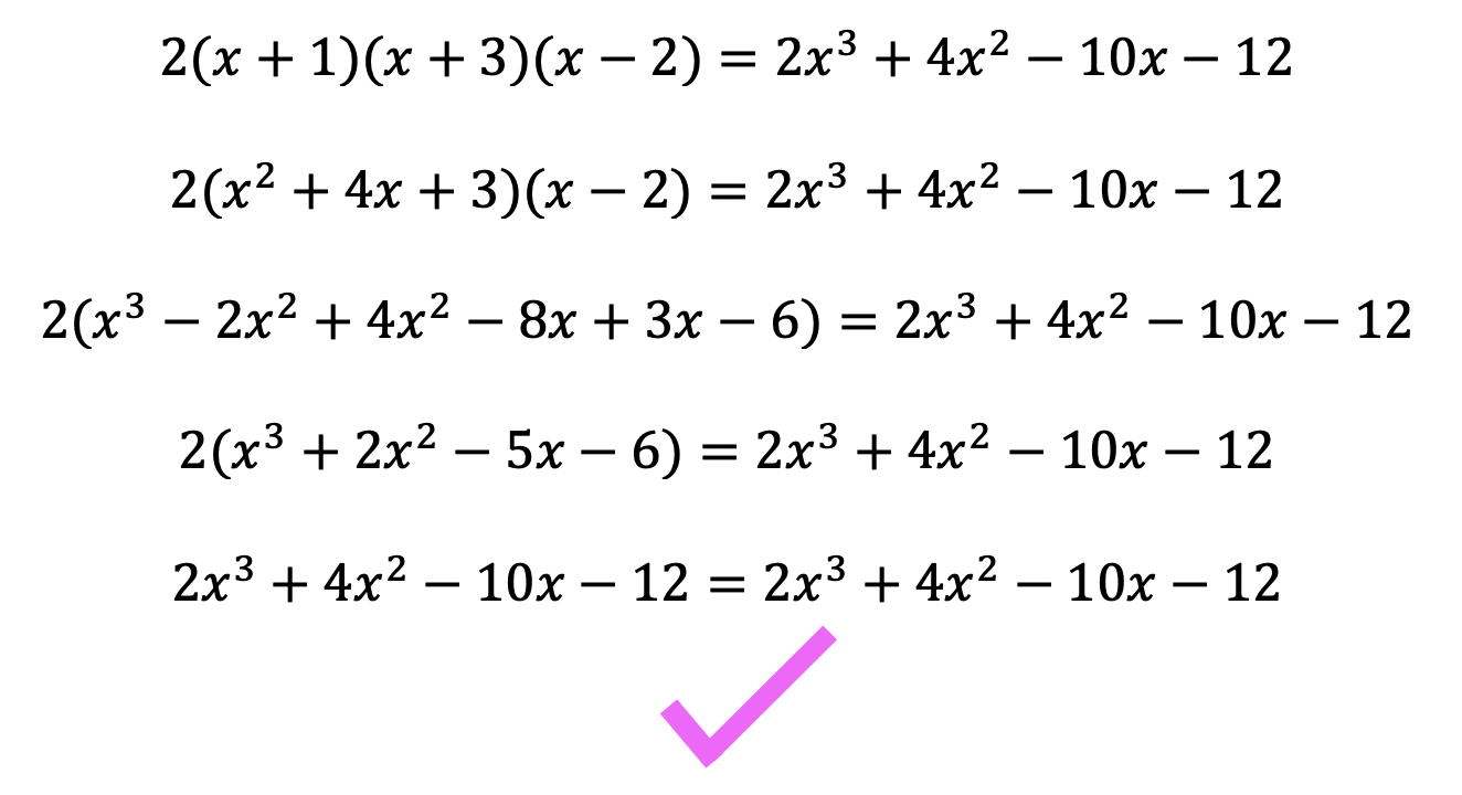 Synthetic Division And Factoring Polynomials Algebra 2 Trig Mathsux 2