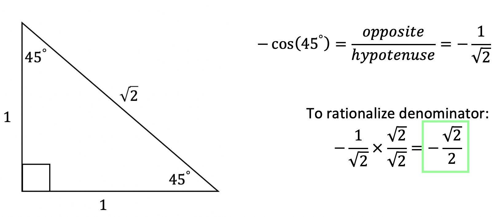 special triangles