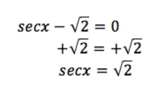 Solving Trigonometric Equation