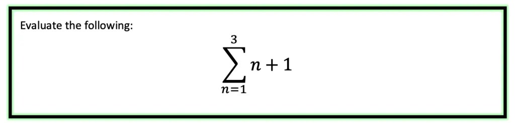 Summation Notation