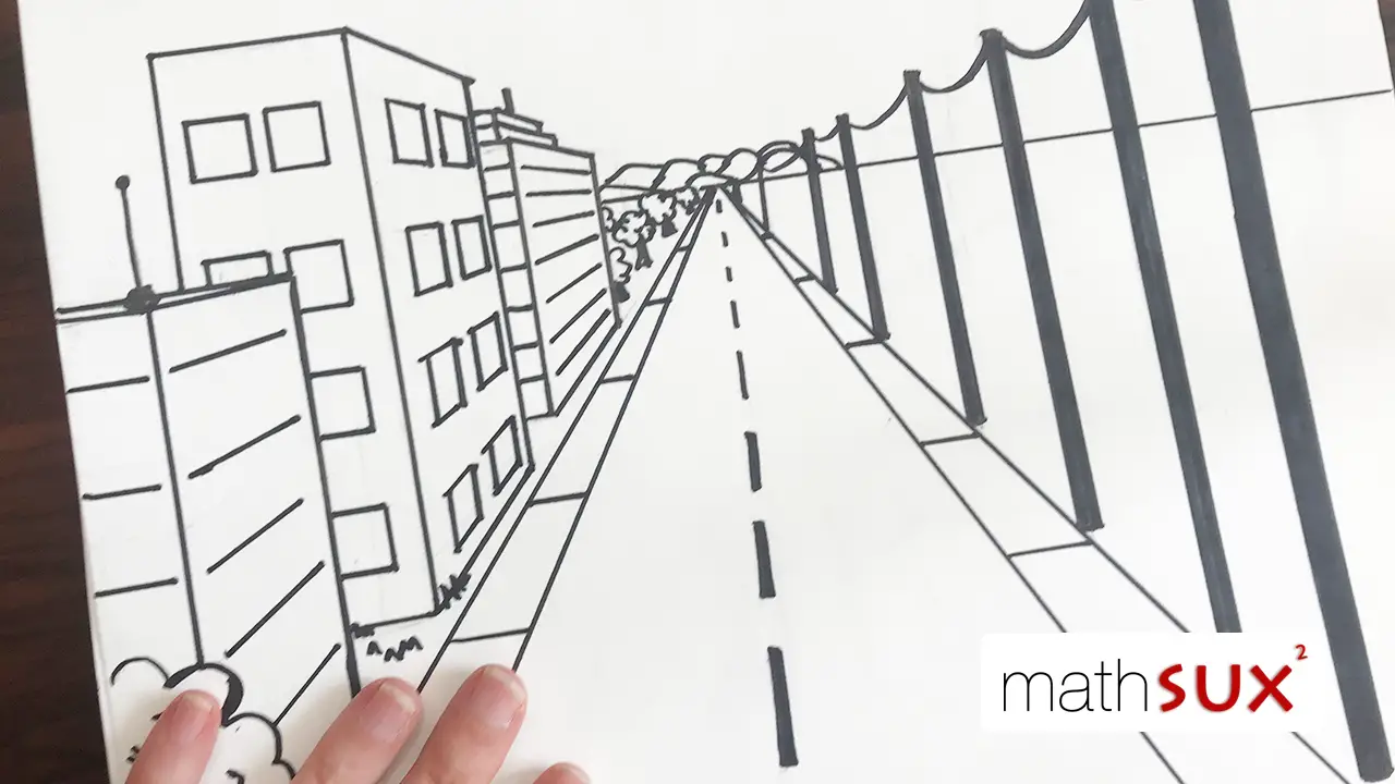 Math + Art: Math Behind Perspective Drawing - Math Lessons
