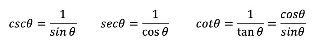 Trig Identities
Inverse Function