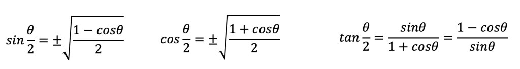 trigonometric identities