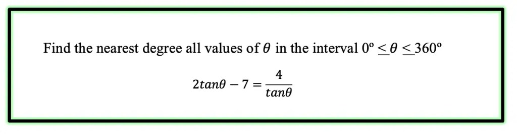 trigonometric expression 