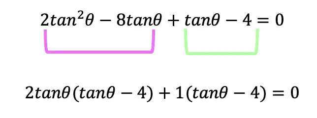 how to factor trig functions