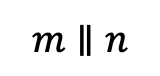 line m is parallel to line n